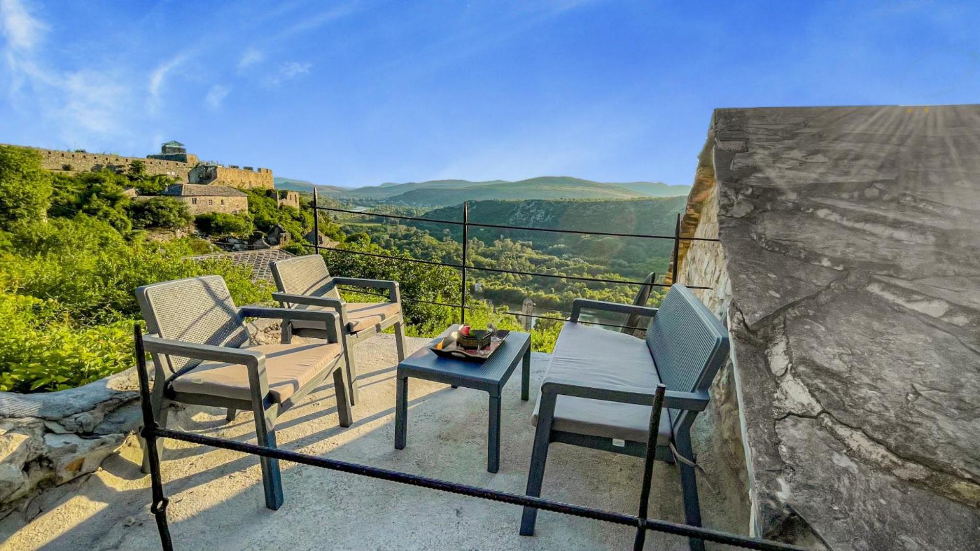 Villa Historic Pocitelj With Pool And Incredible Views On The River And Landmarks Luaran gambar